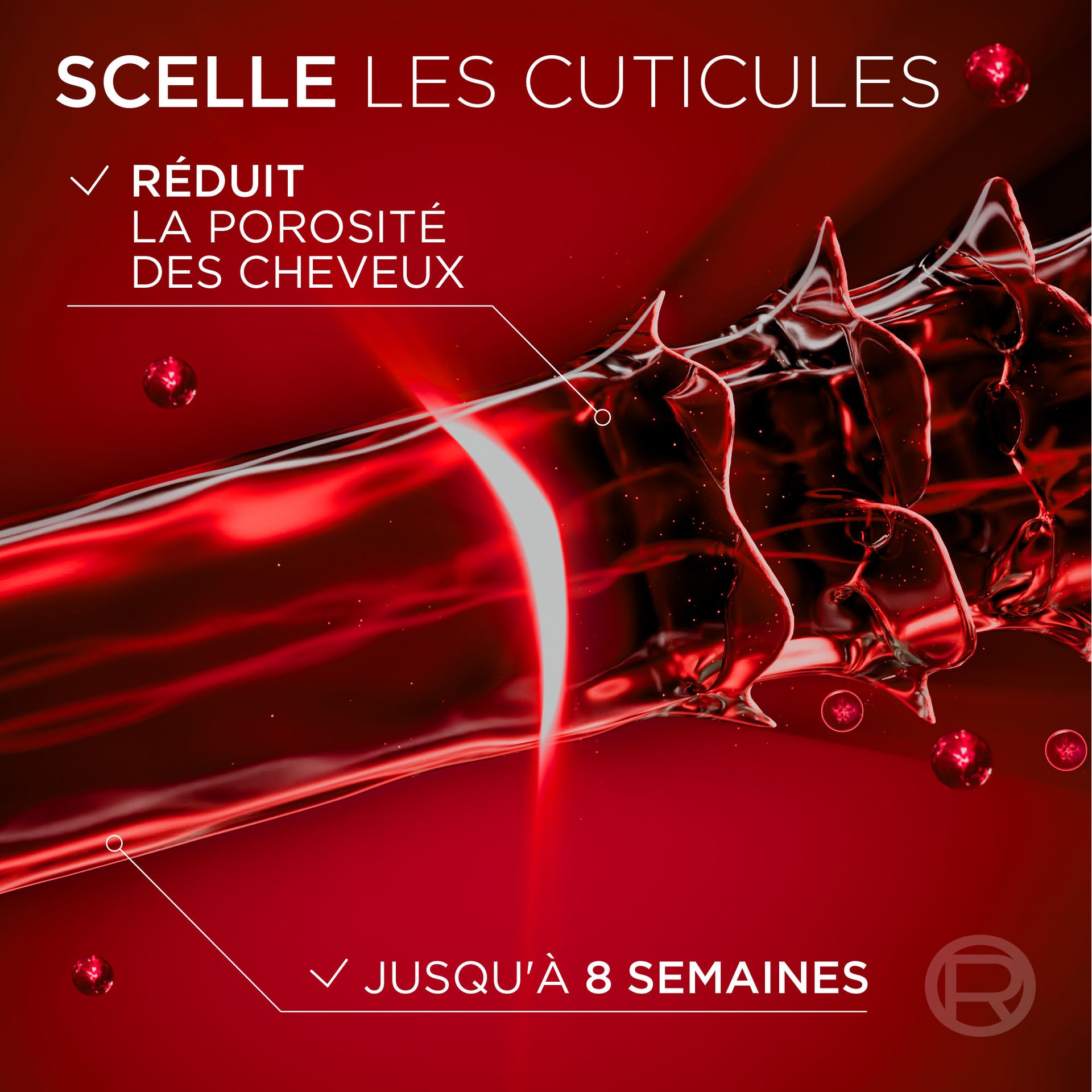 Color radiance shampoing scelle les cutticules et réduit la prorisité des cheveux